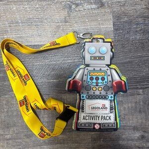 Legoland Discovery Center Activity Pack with Lanyard like new